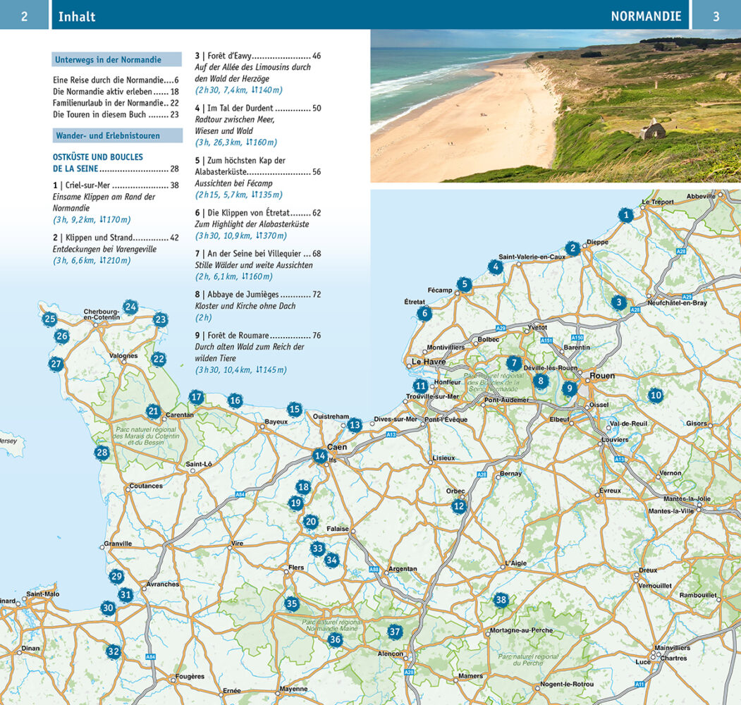 Tourenübersicht »Naturzeit erleben: Normandie«